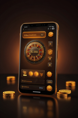 Smartfón s aplikáciou Riverspin Casino